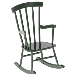 MAILEG Krzesło bujane, Rocking chair, Mouse - Dark green