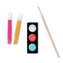 JANOD Zestaw kreatywny Malowanie farbami perłowymi i 3D Jednorożce 7+