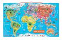 Janod Puzzle magnetyczne - Mapa Świata