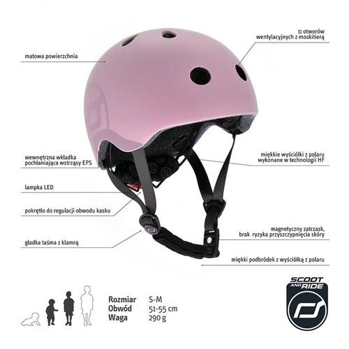 Kask S-M Rose