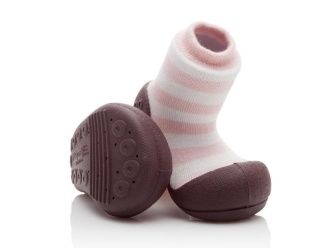 Buciki dla dziewczynki Attipas Natural Herb Pink