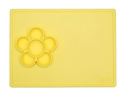 EZPZ Silikonowa mata do zabawy z pojemniczkami 2w1 Flower Play Mat żółta