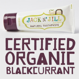 Jack N' Jill Naturalna Pasta do Zębów Organiczna Czarna Porzeczka i Xylitol 50 g