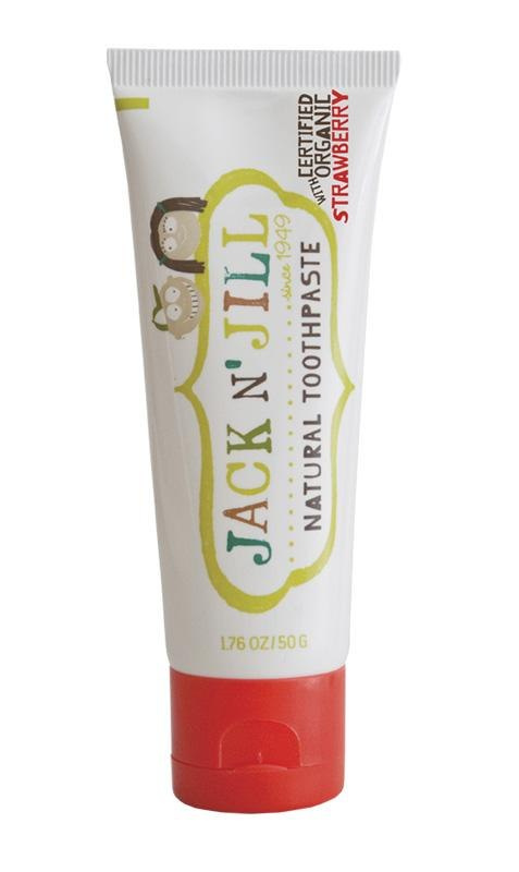 Jack N' Jill Naturalna Pasta do Zębów Organiczna Truskawka i Xylitol 50 g