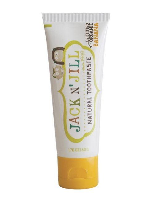 Jack N' Jill Naturalna Pasta do Zębów Organiczny Banan i Xylitol 50g