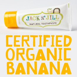 Jack N' Jill Naturalna Pasta do Zębów Organiczny Banan i Xylitol 50g