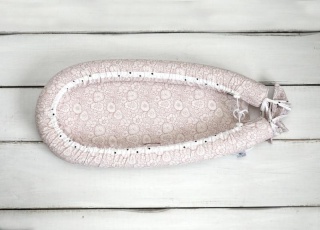 SLEEPEE Gniazdko / Kokon Niemowlęcy Feel Pink