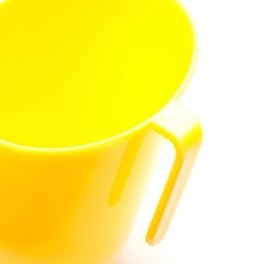 DOIDY CUP Kubeczek do picia żółty słoneczny