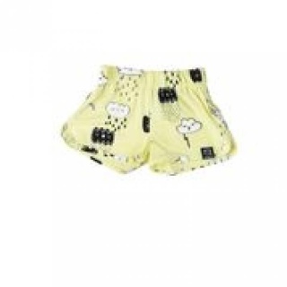 Kukukid Spodenki SHORTS YELLOW CLOUDS