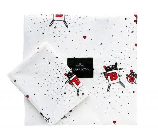 LULLALOVE Bawełniana Pościel MrB 100x135 cm