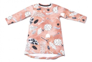 Pocopato Sukienka TUNIC LEAF MINGLE
