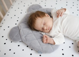 SLEEPEE Misiowa Poduszka Royal Baby Grey
