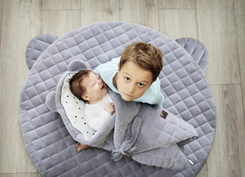 SLEEPEE Rożek niemowlęcy Royal Baby Grey/Grey SLEEPEE Rożek niemowlęcy Royal Baby Grey/Grey