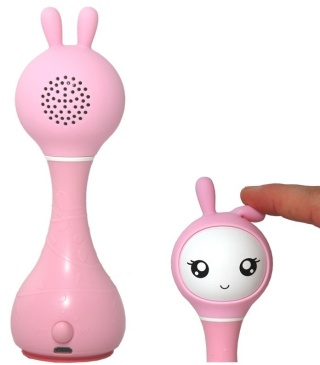 Różowy króliczek Alilo Smarty Bunny