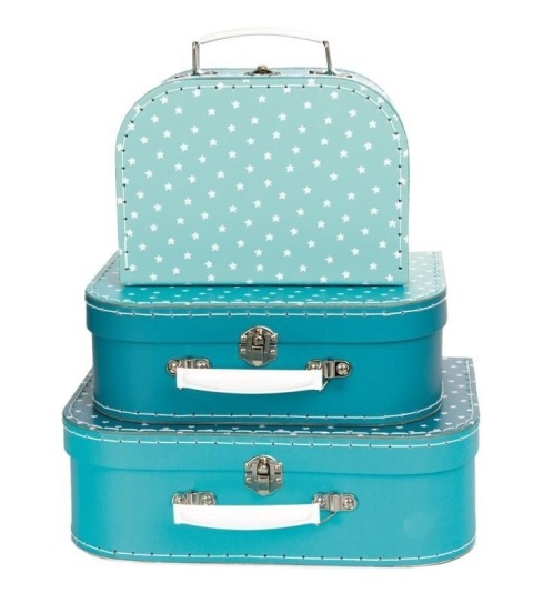 EGMONT ZESTAW WALIZEK 3 PCS BLUE