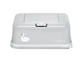 FUNKYBOX Pojemnik na Chusteczki, Grey Swan