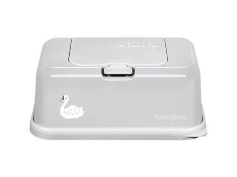 FUNKYBOX Pojemnik na Chusteczki, Grey Swan