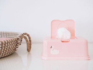 FUNKYBOX Pojemnik na Chusteczki, Pink Swan