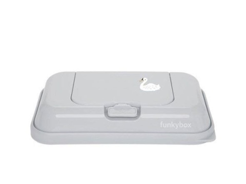 FUNKYBOX Pojemnik na Chusteczki To Go, Grey Swan