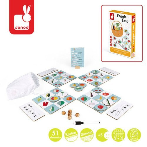 JANOD Gra strategiczna Warzywna loteria JANOD Gra strategiczna Warzywna loteria