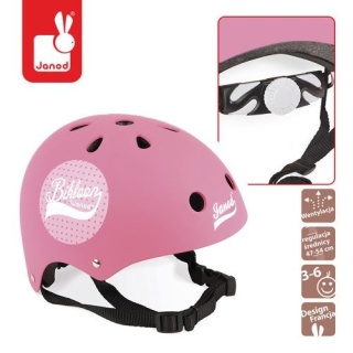 JANOD Kask różowy 47-54 cm