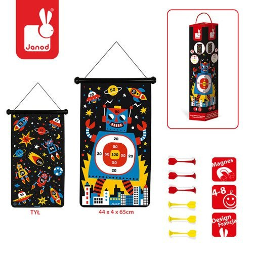 JANOD Magnetyczna gra w rzutki Roboty JANOD Magnetyczna gra w rzutki Roboty