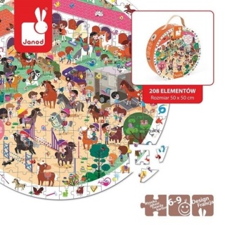 JANOD Puzzle obserwacyjne w walizce Stadnina