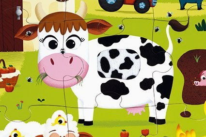 JANOD Puzzle sensoryczne 20 elementów Farma JANOD Puzzle sensoryczne 20 elementów Farma