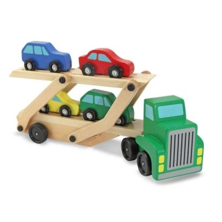 MELISSA&DOUG Ciężarówka z lawetą