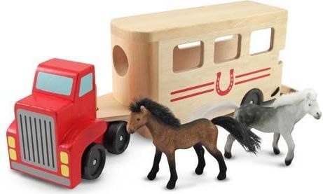 MELISSA&DOUG Ciężarówka z przyczepą dla koni