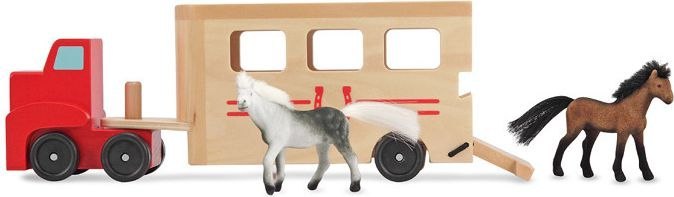 MELISSA&DOUG Ciężarówka z przyczepą dla koni MELISSA&DOUG Ciężarówka z przyczepą dla koni
