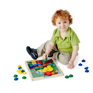 MELISSA&DOUG Dopasuj i łącz – Edukacyjna mozaika do nauki kolorów