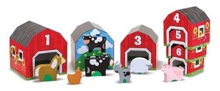 MELISSA&DOUG Drewniane stodoły i zwierzęta
