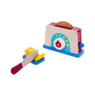 Drewniany toster Melissa and Doug - zestaw śniadaniowy