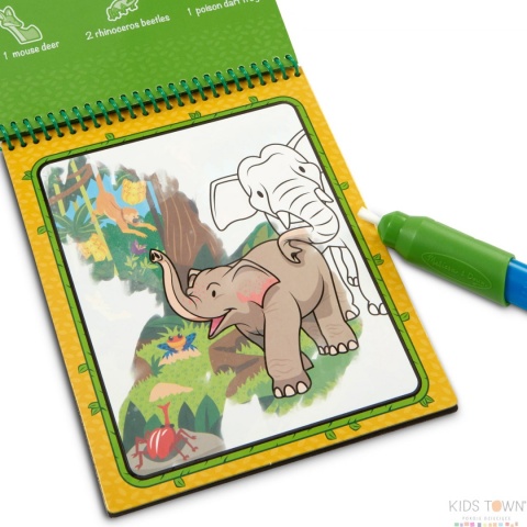 MELISSA&DOUG Kolorowanka wodna Malowanka dżungla WaterWOW