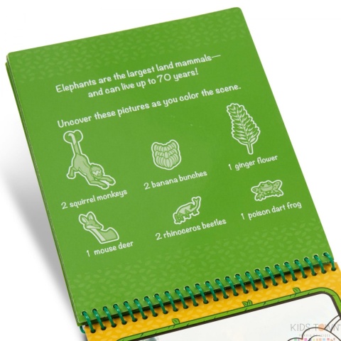 MELISSA&DOUG Kolorowanka wodna Malowanka dżungla WaterWOW