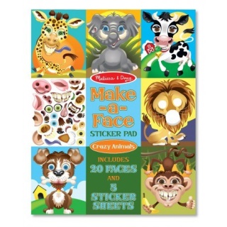 MELISSA&DOUG Naklejki szalone zwierzaki