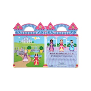MELISSA&DOUG Naklejki wypukłe wielorazowe – Księżniczki