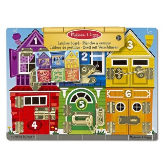 MELISSA&DOUG Tablica zamki i zabezpieczenia