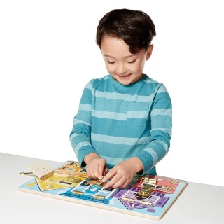 MELISSA&DOUG Tablica zamki i zabezpieczenia