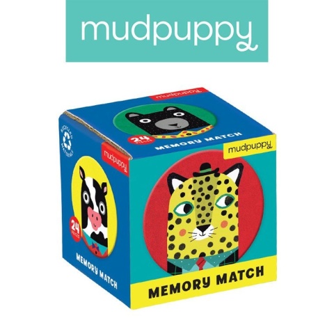 MUDPUPPY Gra Mini Memory Zwierzęcy przyjaciele