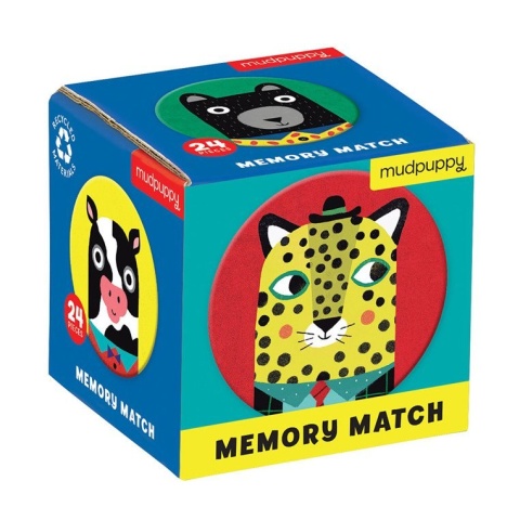 MUDPUPPY Gra Mini Memory Zwierzęcy przyjaciele