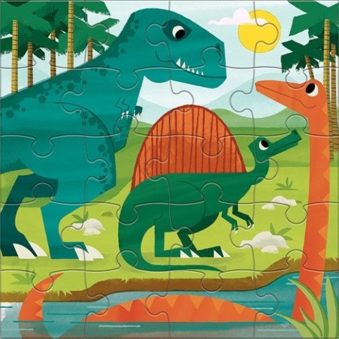 Mudpuppy Puzzle magnetyczne Dinozaury 4+