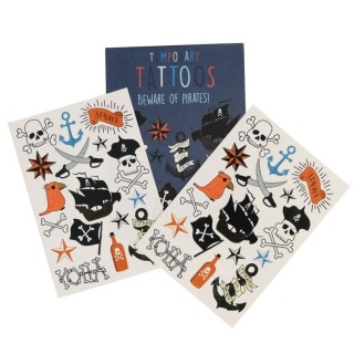 Tatuaże zmywalne dla dzieci Piraci Rex London