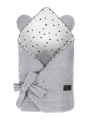 SLEEPEE Rożek niemowlęcy Royal Baby Grey/Grey