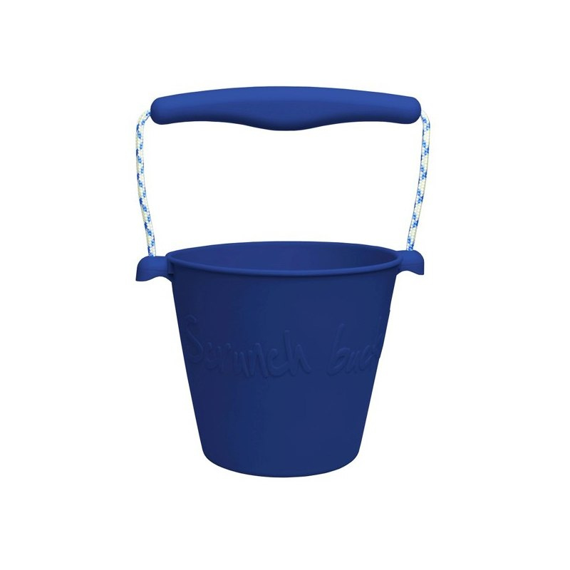 Składane wiaderko do wody i piasku Scrunch Bucket - Granatowy Składane wiaderko do wody i piasku Scrunch Bucket - Granatowy