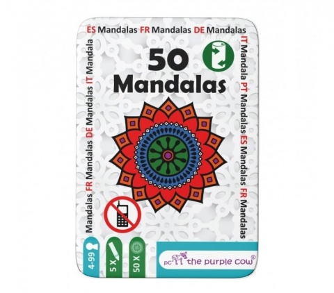 manustore.pl The Purple Cow Łamigłówki - 50 Mandali