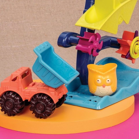 B.Toys Owl About Waterfalls – młyn wodny – kaskada z atrakcjami B.Toys Owl About Waterfalls – młyn wodny – kaskada z atrakcjami