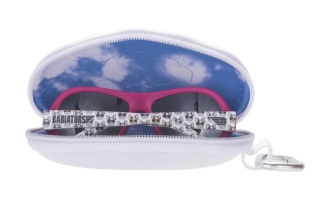 BABIATORS 3-5 lat Aviator Puppy Love z polaryzacją i etui