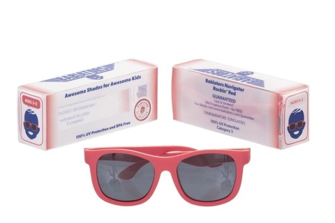 BABIATORS Okulary przeciwsłoneczne 3-5 lat Navigator Rockin'Red